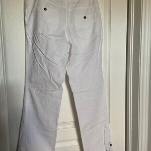 - "LINEN" cotton maternity trousers size Uk 10 - EU 38
